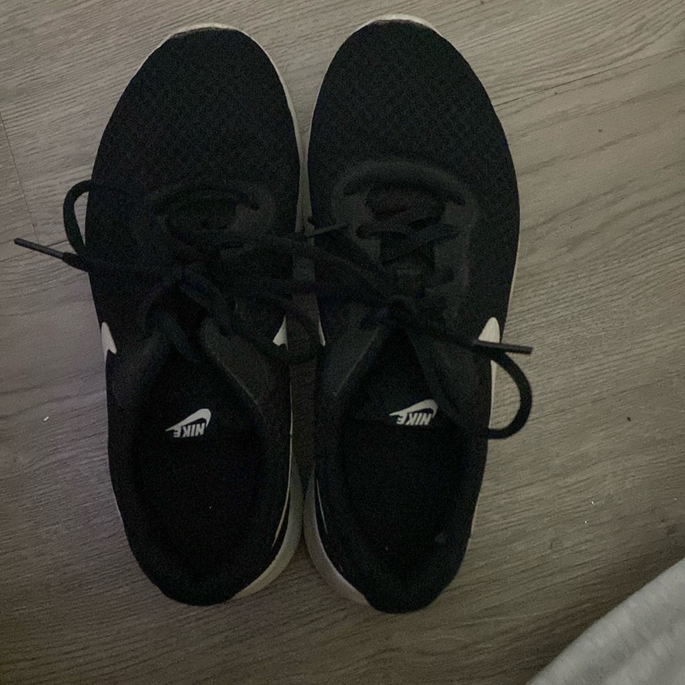 Black Nike sneakers